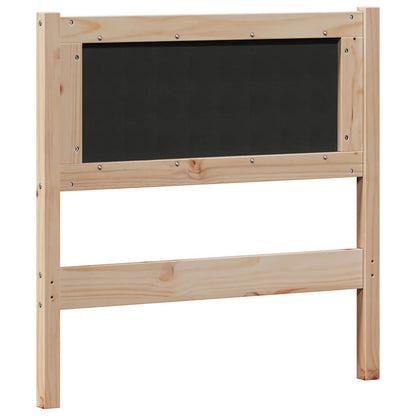 Čelo Postele Jiný Hnědá A Taupe 80 Cm Masivní Borovicové Dřevo