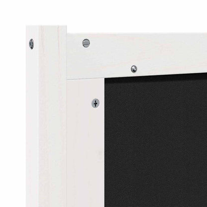 Čelo Postele Bílá A Světle Šedá 80 Cm Masivní Borovicové Dřevo