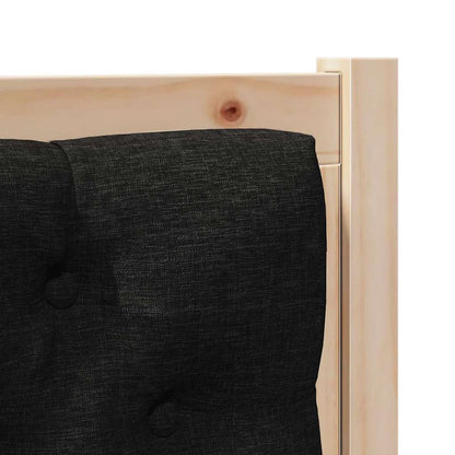 Čelo Postele Jiný Hnědo-Černá 75 Cm Masivní Borovicové Dřevo