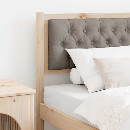 Čelo Postele Jiný Hnědá A Taupe 75 Cm Masivní Borovicové Dřevo