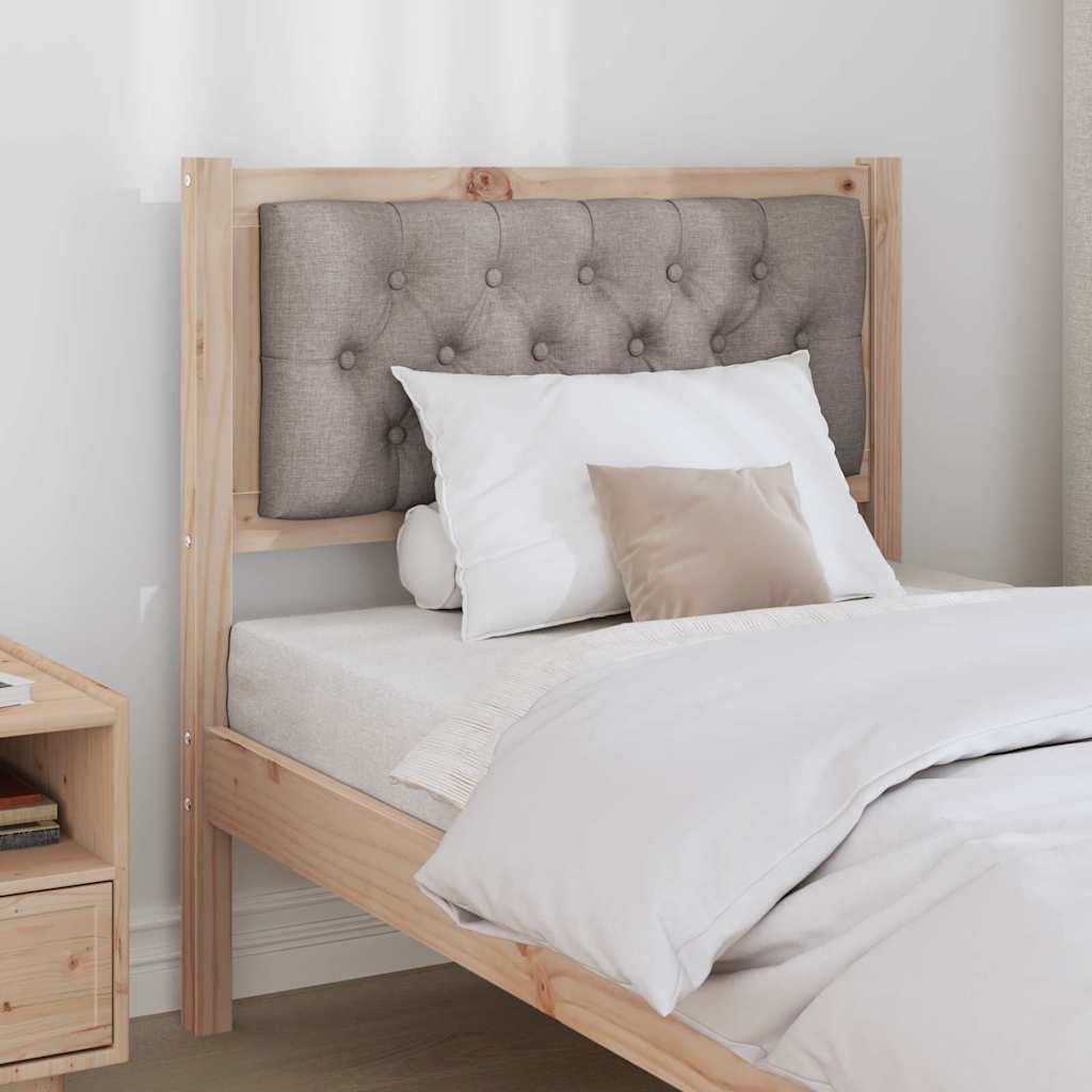 Čelo Postele Jiný Hnědá A Taupe 75 Cm Masivní Borovicové Dřevo