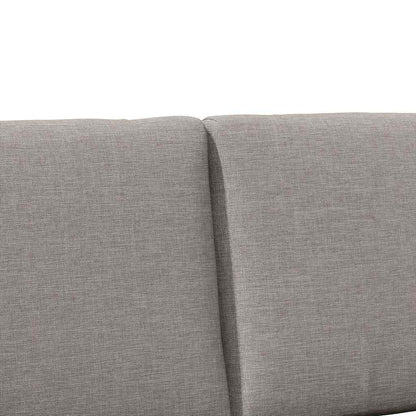 Čalouněné Čelo Postele Taupe 150 Cm Masivní Borové Dřevo
