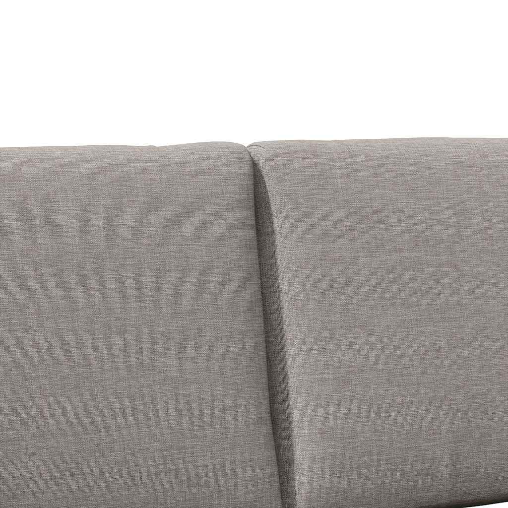 Čalouněné Čelo Postele Taupe 120 Cm Masivní Borové Dřevo