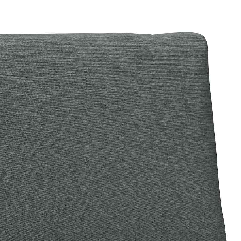 Čalouněné Čelo Postele Tmavě Šedá 80 Cm Masivní Borové Dřevo
