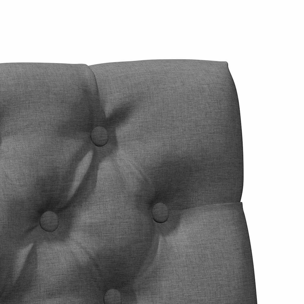 Čalouněné Čelo Postele Tmavě Šedá 80 Cm Masivní Borové Dřevo