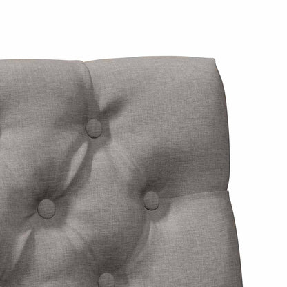 Čalouněné Čelo Postele Taupe 80 Cm Masivní Borové Dřevo