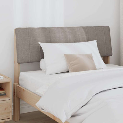 Čalouněné Čelo Postele Taupe 100 Cm Masivní Borové Dřevo