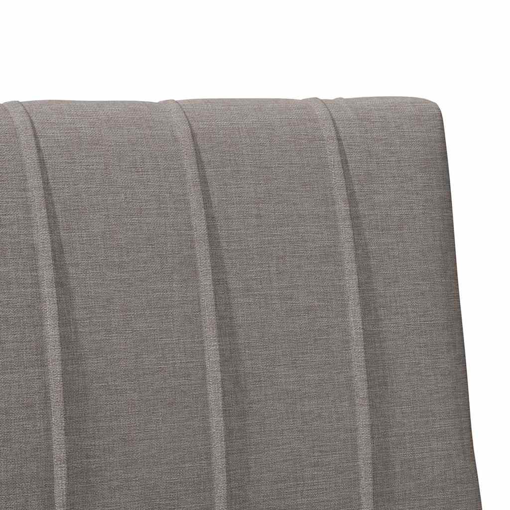 Čalouněné Čelo Postele Taupe 90 Cm Masivní Borové Dřevo