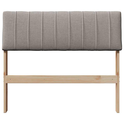 Čalouněné Čelo Postele Taupe 90 Cm Masivní Borové Dřevo