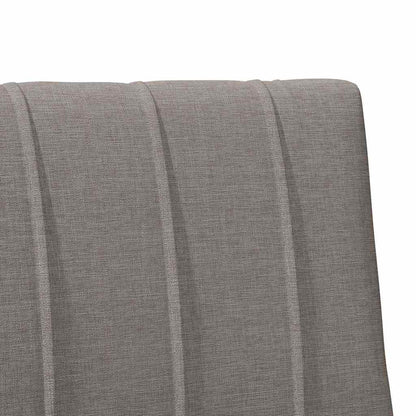 Čalouněné Čelo Postele Taupe 80 Cm Masivní Borové Dřevo