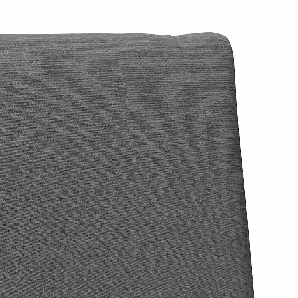 Čalouněné Čelo Postele Tmavě Šedá 90 Cm Masivní Borové Dřevo