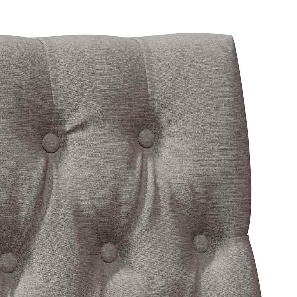 Čalouněné Čelo Postele Taupe 90 Cm Masivní Borové Dřevo
