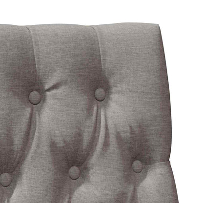 Čalouněné Čelo Postele Taupe 90 Cm Masivní Borové Dřevo
