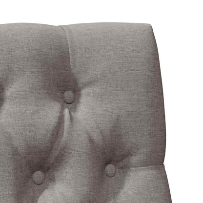 Čalouněné Čelo Postele Taupe 75 Cm Masivní Borové Dřevo