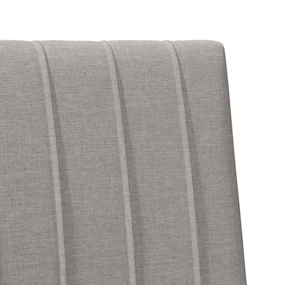 Čalouněné Čelo Postele Taupe 75 Cm Masivní Borové Dřevo