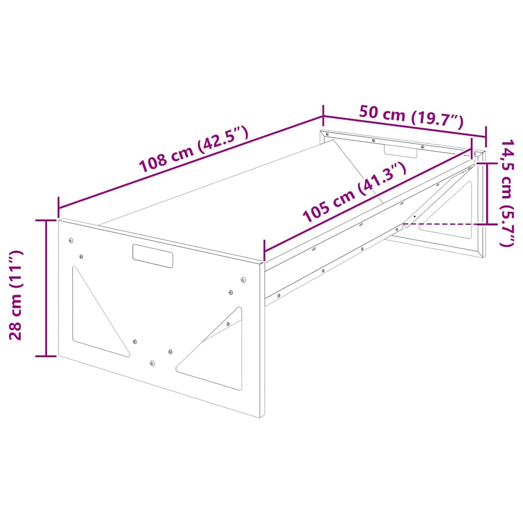 Žlab Pro Hospodářská Zvířata 108 X 50 X 28 Cm 10 Kg