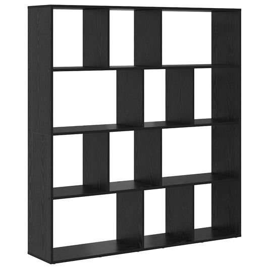 Knihovna 12 Úrovní 132 X 29 X 141,5 Cm Kompozitní Dřevo