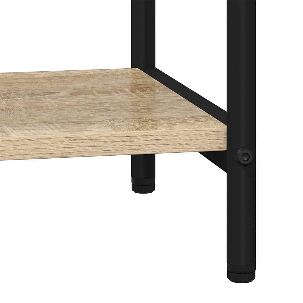 Knihovna 3 Úrovní 60 X 30 X 109 Cm Kompozitní Dřevo Sonoma Dub