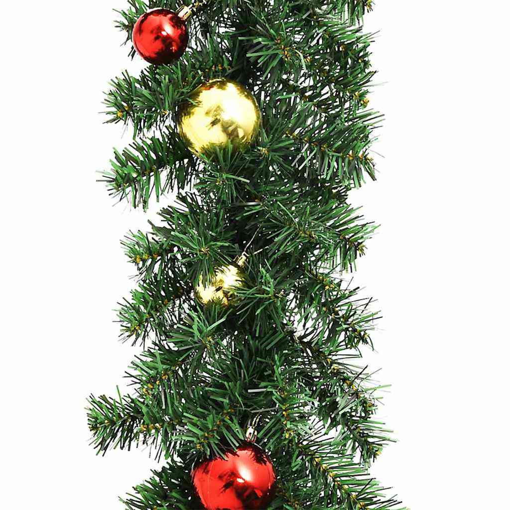 Vánoční Girlanda 2 Ks Zelená 20 M Pvc 600 Led Diod