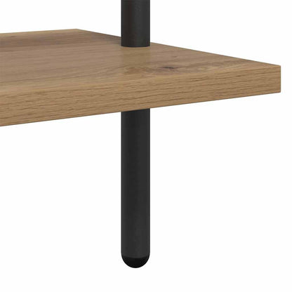 Knihovna 6 Úrovní 60 X 24 X 203 Cm Kompozitní Dřevo