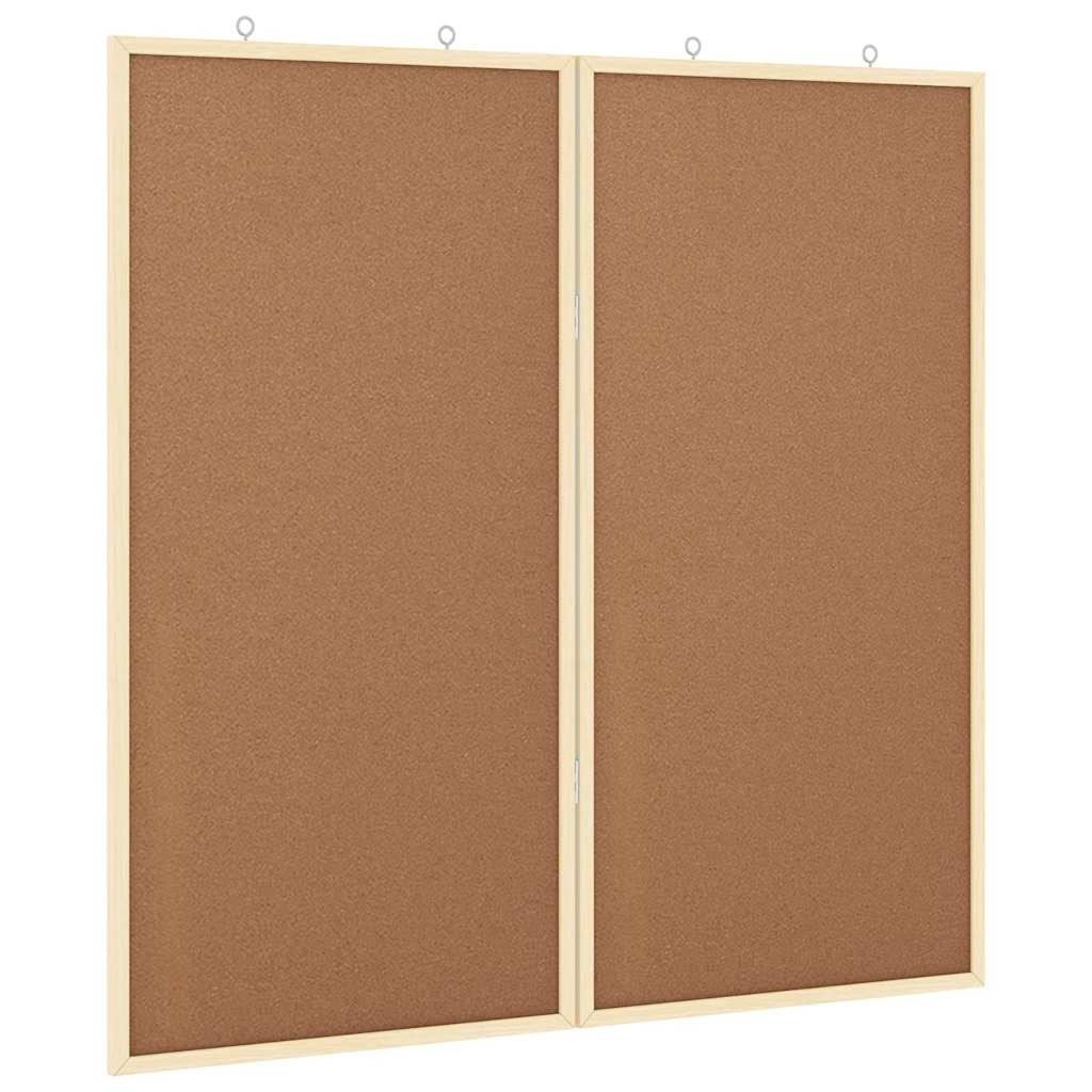 Informační Nástenka Hnědá 80 X 80 X 1.4 Cm