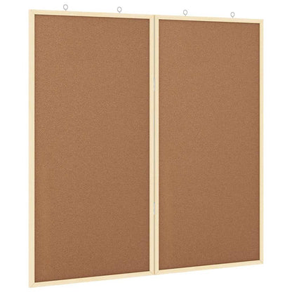 Informační Nástenka Hnědá 80 X 80 X 1.4 Cm