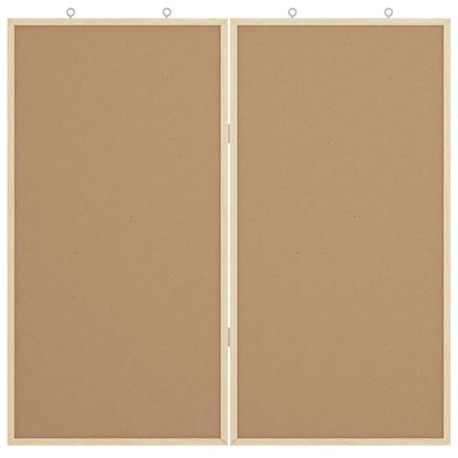 Informační Nástenka Hnědá 80 X 80 X 1.4 Cm