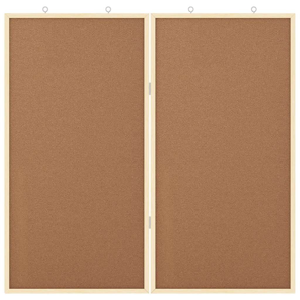Informační Nástenka Hnědá 80 X 80 X 1.4 Cm