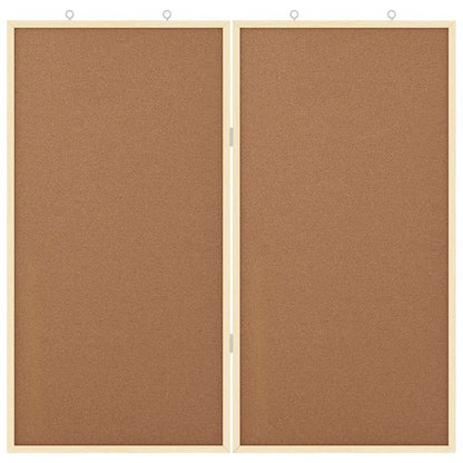 Informační Nástenka Hnědá 80 X 80 X 1.4 Cm