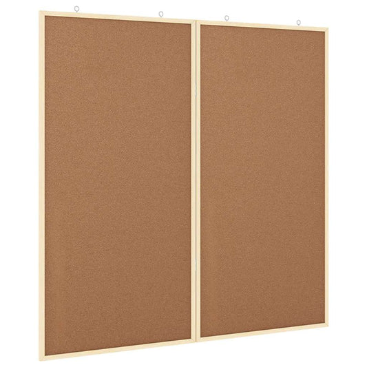 Informační Nástenka Hnědá 80 X 80 X 1.4 Cm