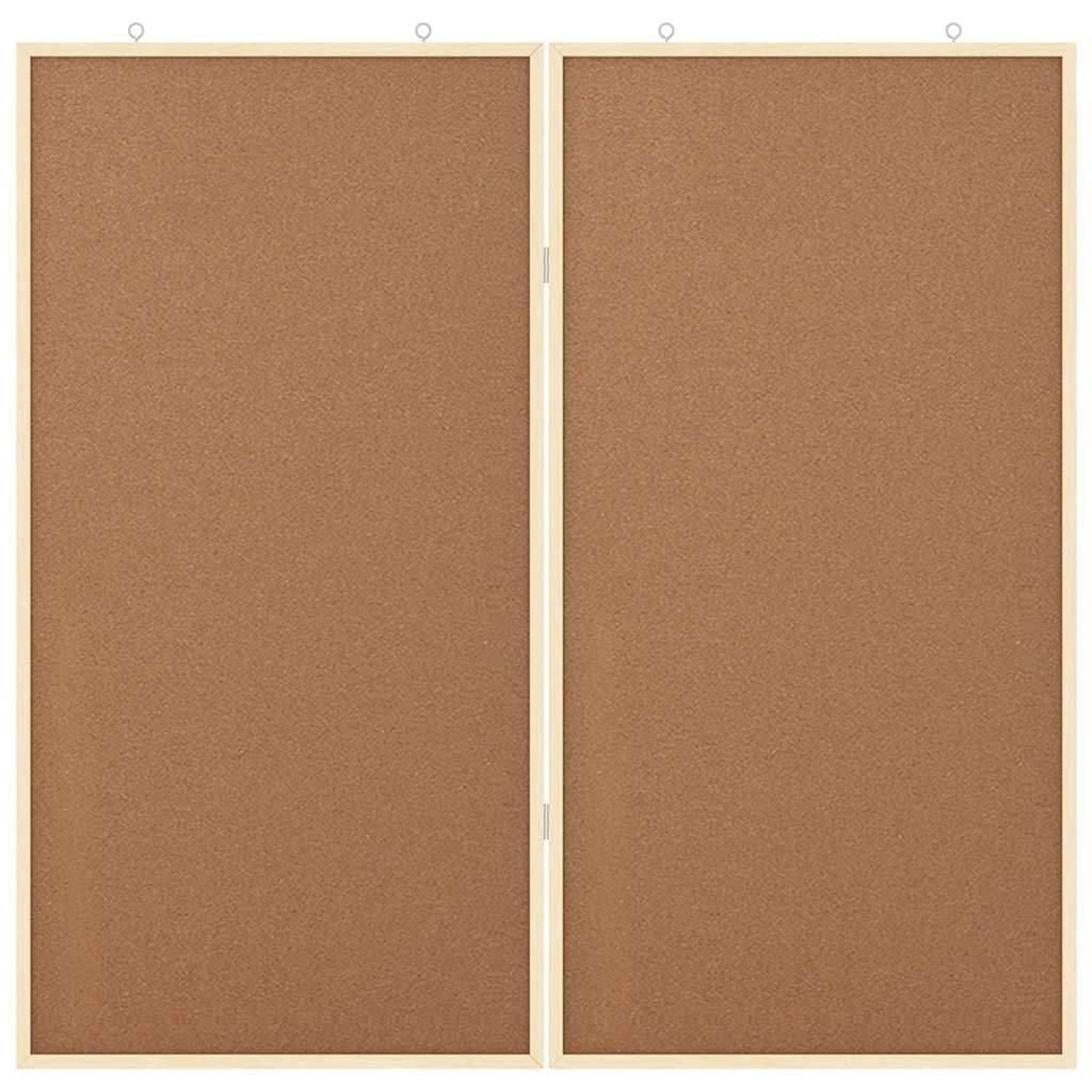 Informační Nástenka Hnědá 80 X 80 X 1.4 Cm