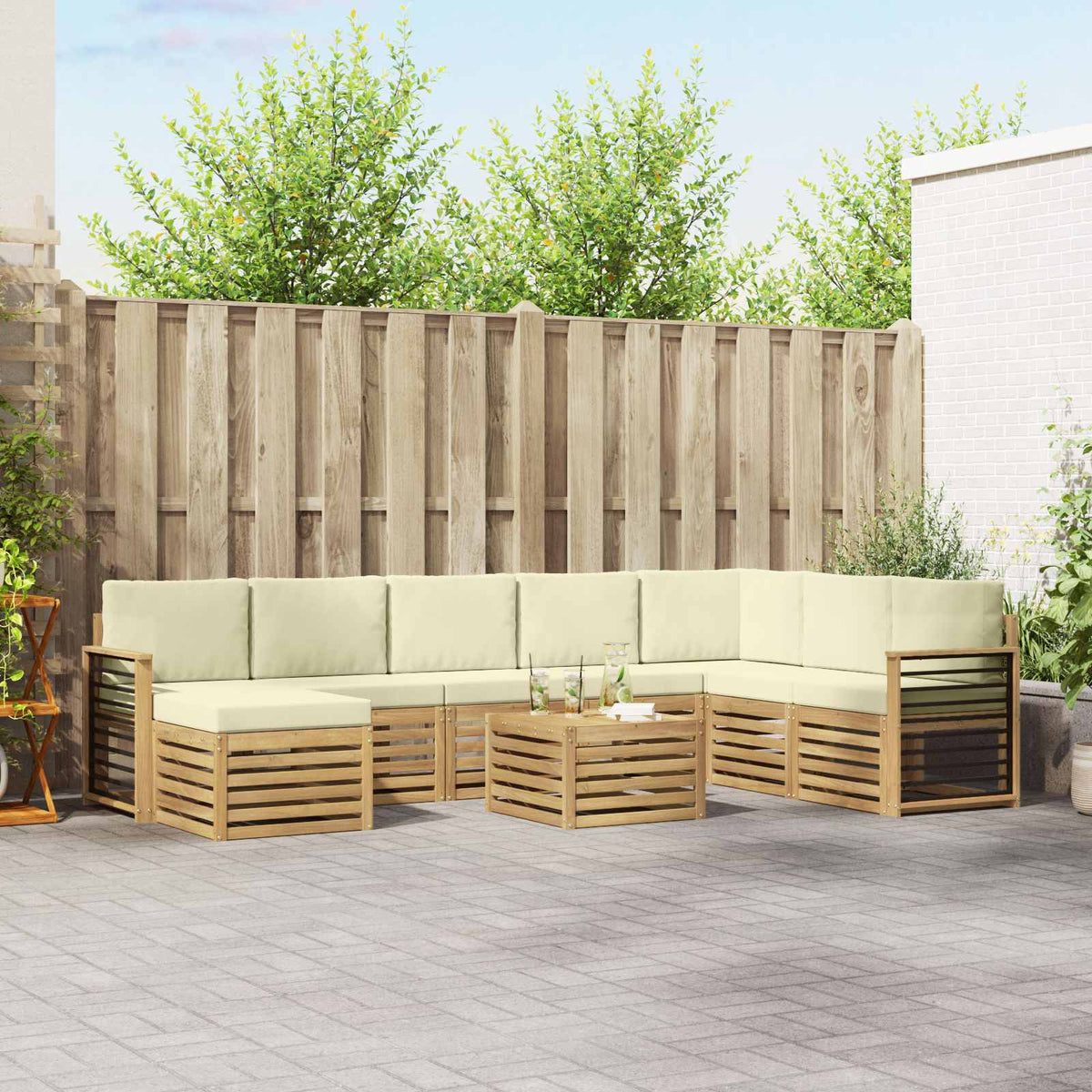 Venkovní Pohovková Souprava 9 Ks
