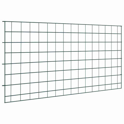 Sada Plotu Na Rybník 5 Ks 100 X 50 Cm Ocel Zelená