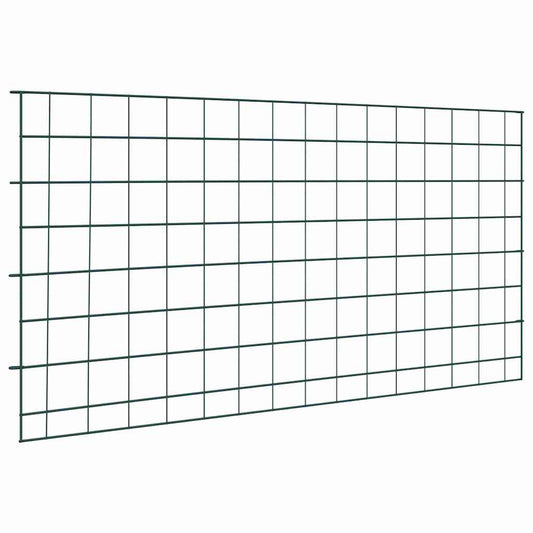 Sada Plotu Na Rybník 5 Ks 100 X 50 Cm Ocel Zelená