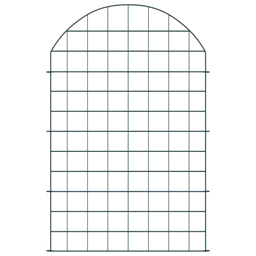 Sada Plotu Na Rybník 8 Ks 50 X 80 Cm Ocel Zelená