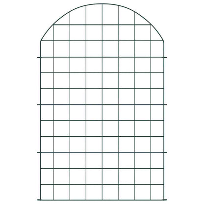 Sada Plotu Na Rybník 8 Ks 50 X 80 Cm Ocel Zelená