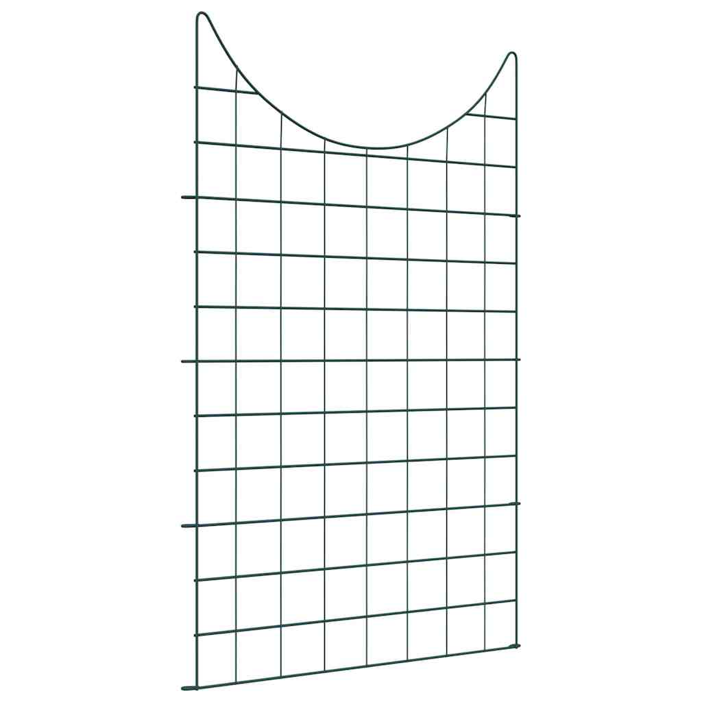 Sada Plotu Na Rybník 8 Ks 50 X 80 Cm Ocel Zelená