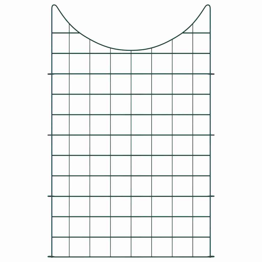 Sada Plotu Na Rybník 8 Ks 50 X 80 Cm Ocel Zelená