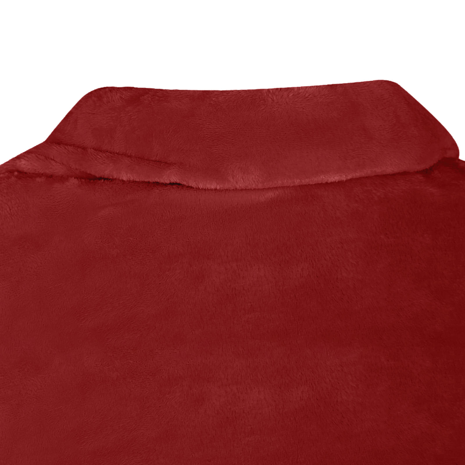 Mikina S Kapucí Bordeaux Červená Flanel