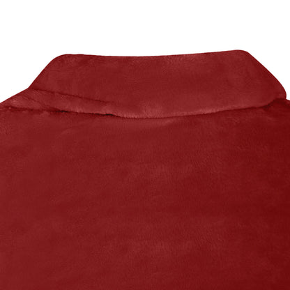 Mikina S Kapucí Bordeaux Červená Flanel