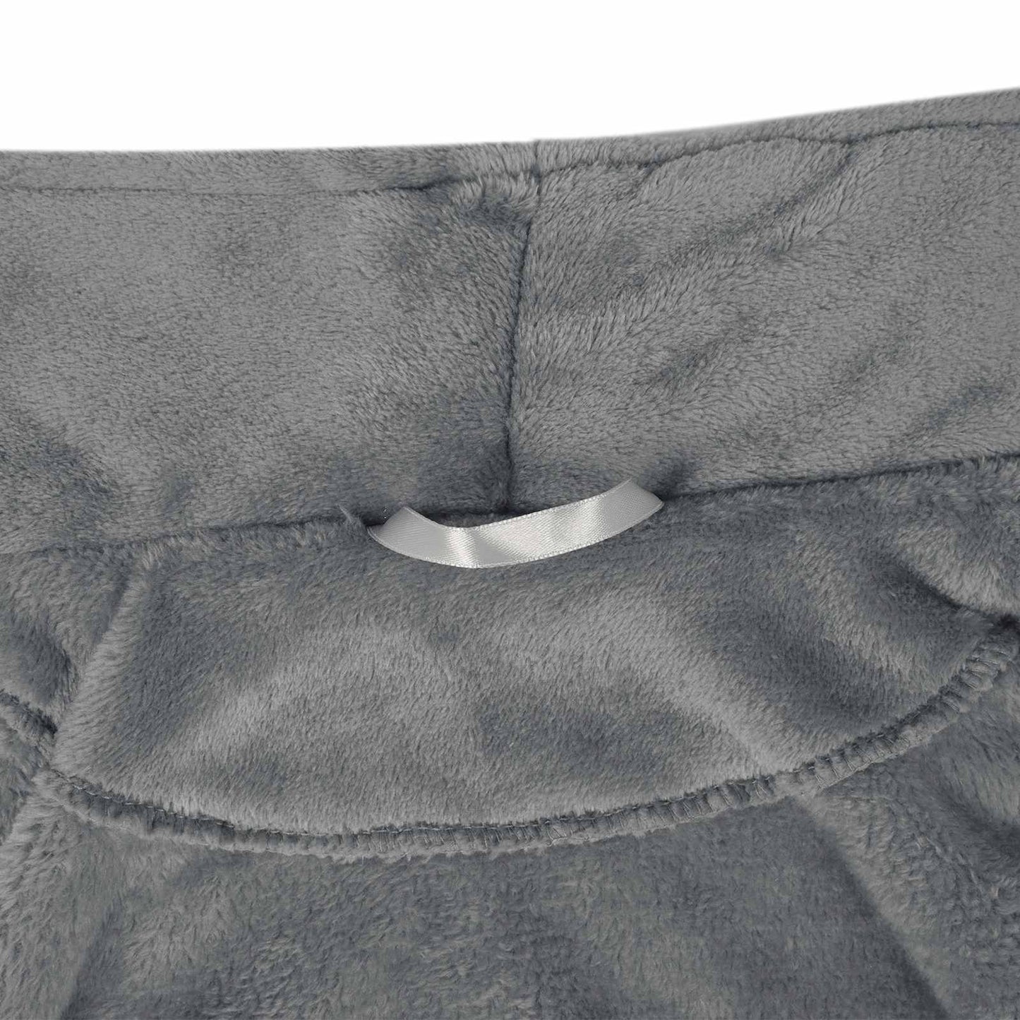 Župan Bez Kapuce Tmavě Šedá Xxxl Flanel