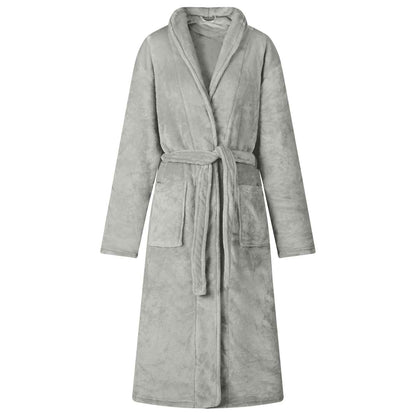 Župan Bez Kapuce Šedá Xxxl Flanel