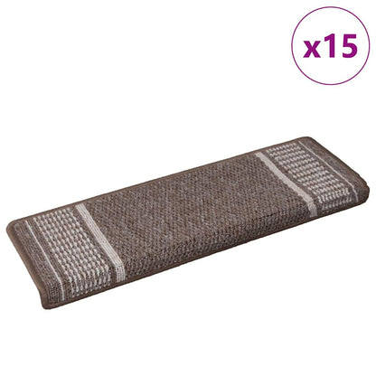 Samolepicí Schodové Rohože 15 Ks 65 X 21 X 4 Cm Non-Slip