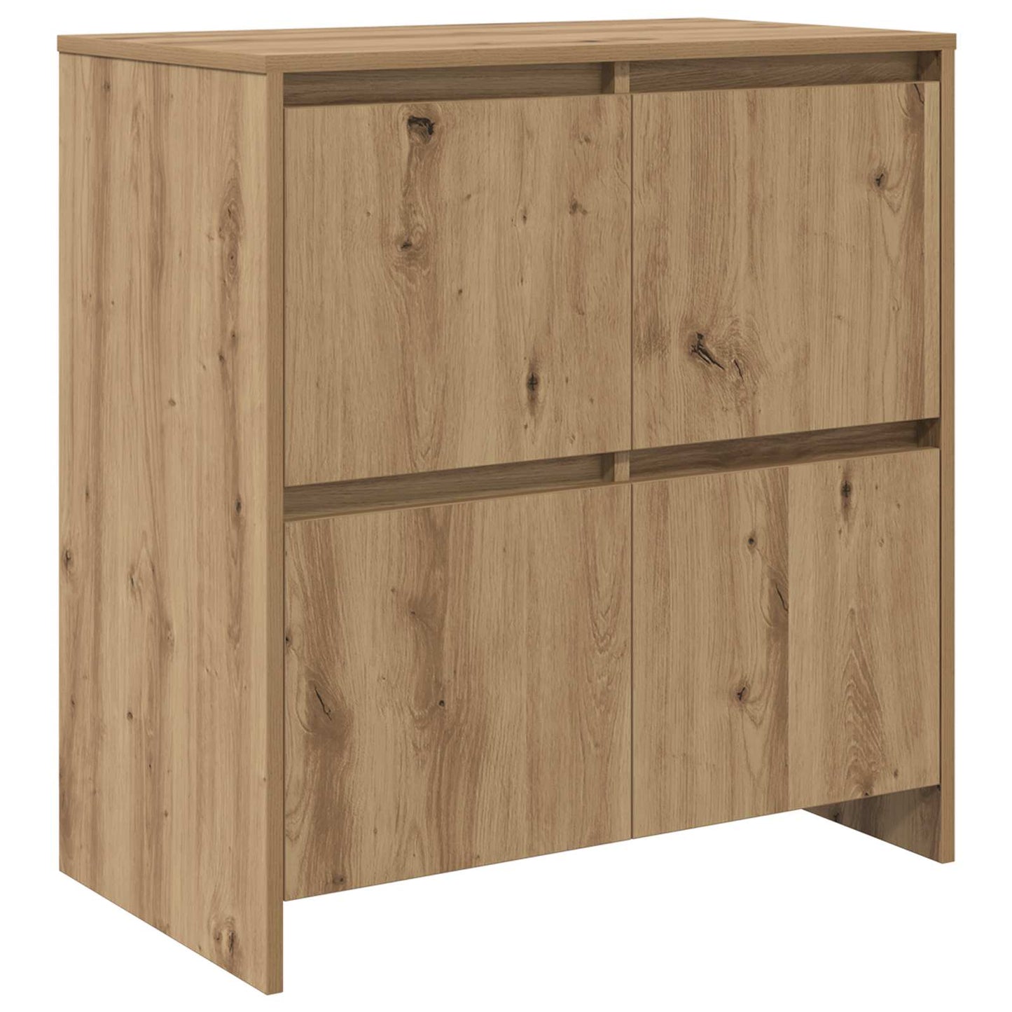 Servírovací Skříň 3 Ks Artisanový Dub 70 X 41 X 75 Cm