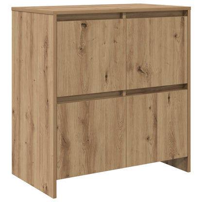 Servírovací Skříň 3 Ks Artisanový Dub 70 X 41 X 75 Cm