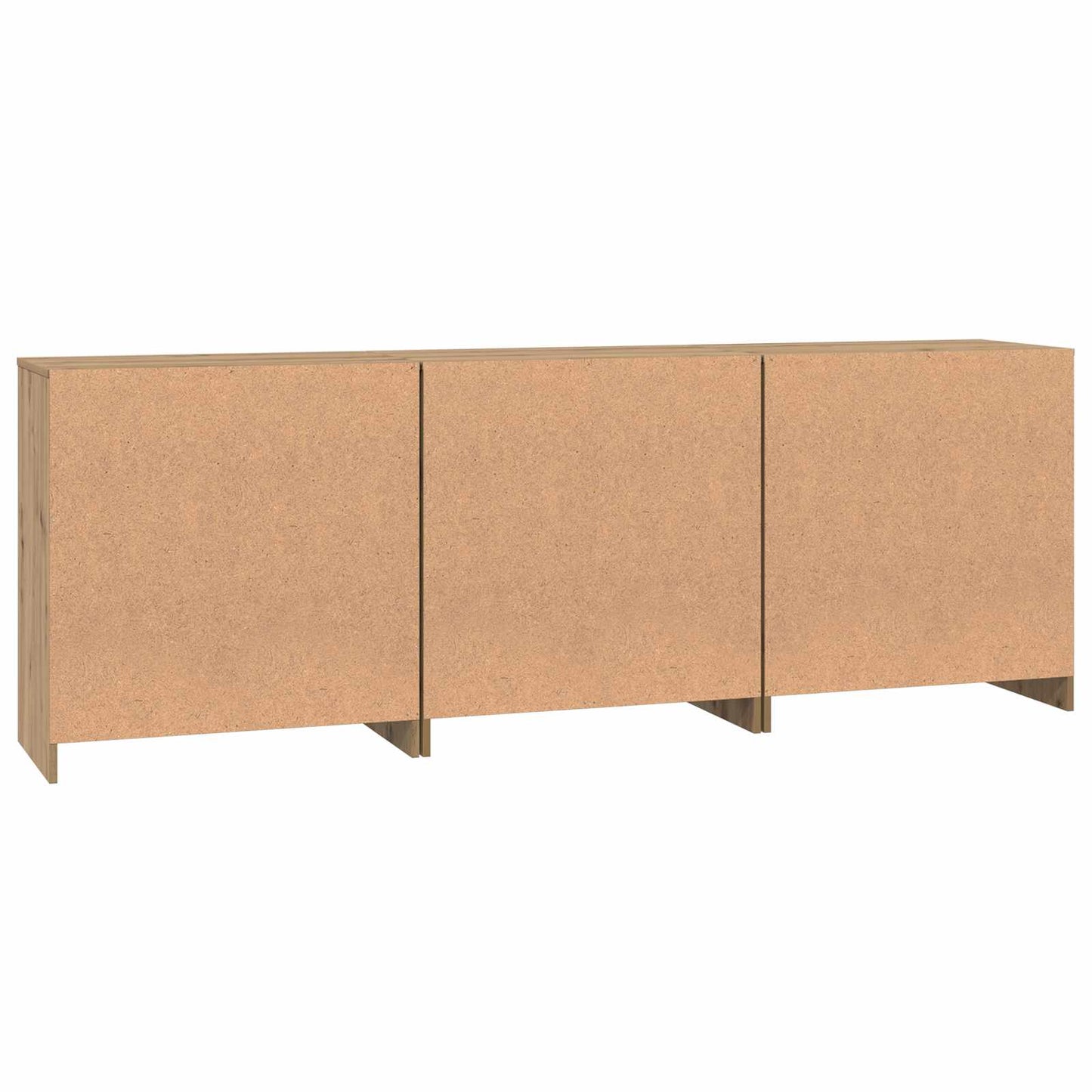 Servírovací Skříň 3 Ks Artisanový Dub 70 X 41 X 75 Cm