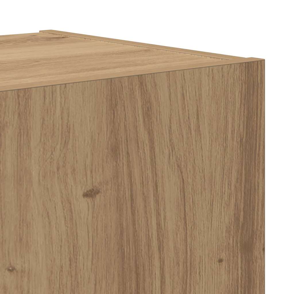 Tv Jednotky Nástěnný 4 Pcs Artisanový Dub Kompozitní Dřevo