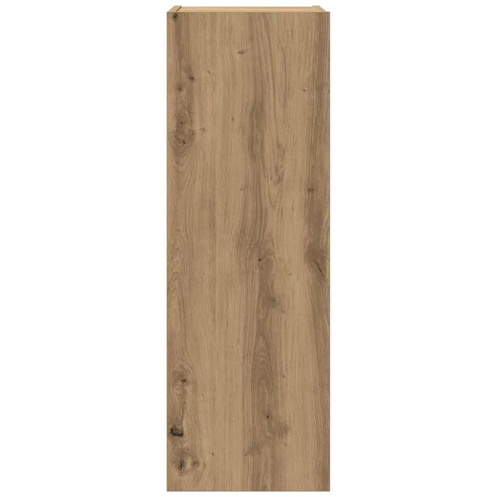 Tv Jednotky Nástěnný 4 Pcs Artisanový Dub Kompozitní Dřevo