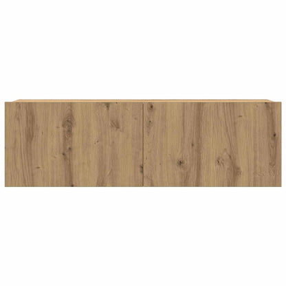 Tv Jednotky Nástěnný 4 Pcs Artisanový Dub Kompozitní Dřevo