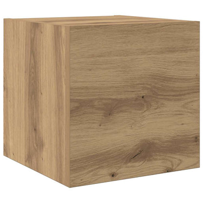 Tv Jednotky Nástěnný 4 Pcs Artisanový Dub Kompozitní Dřevo